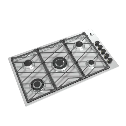 رویه استیل آوادا پنج شعله پلوپز وسط