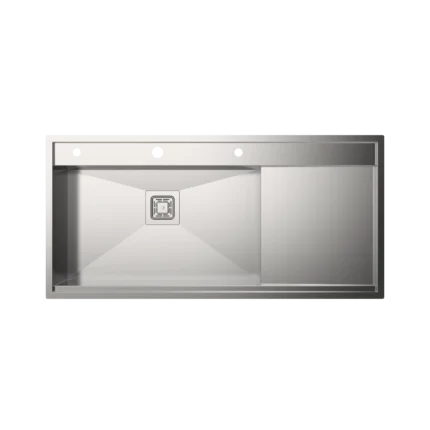 سینک باکسی تک لگن با سینی - عرض 104 هیونص