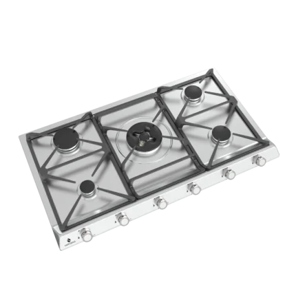 رویه استیل هرا پنج شعله پلوپز وسط