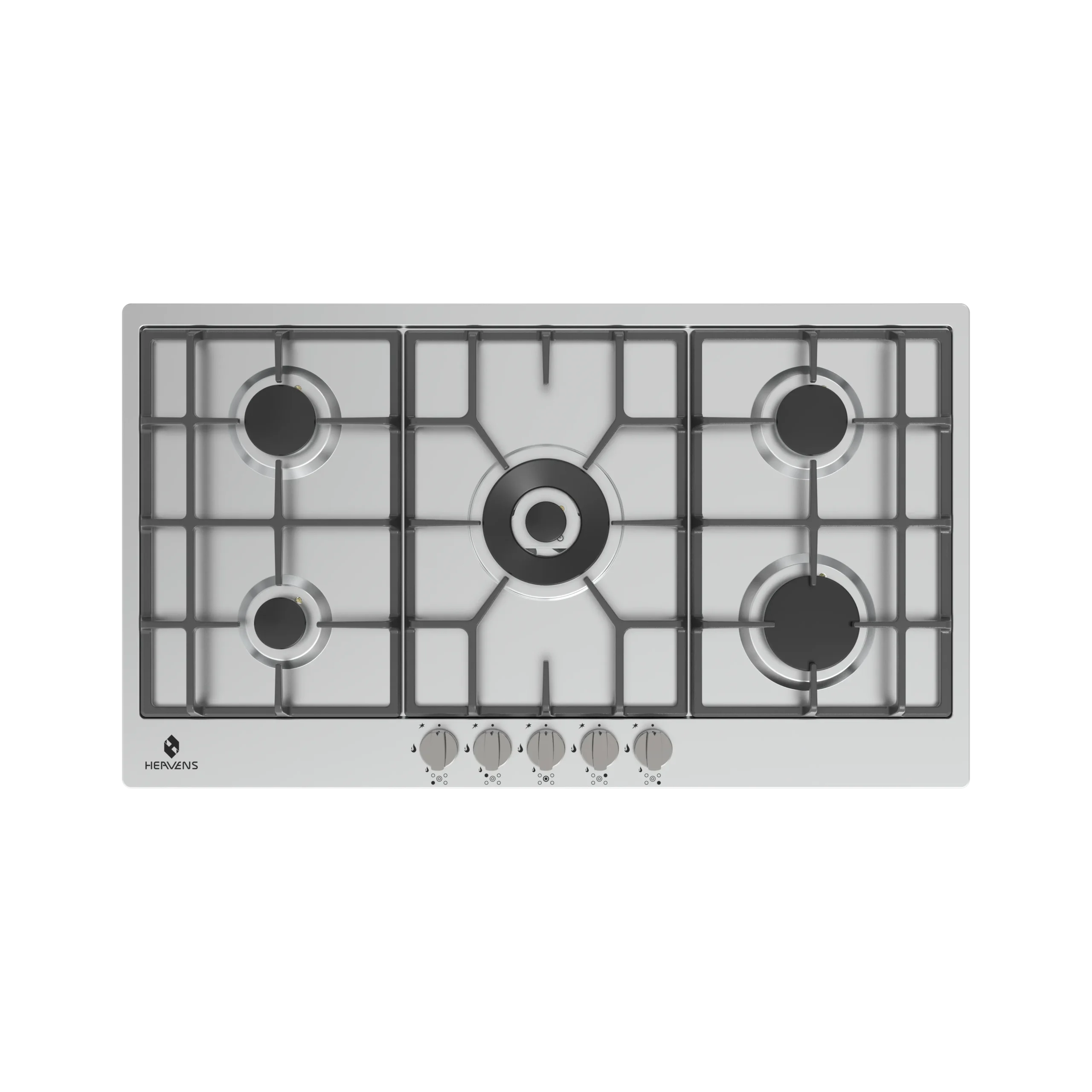 رویه استیل ناکس پنج شعله پلوپز وسط