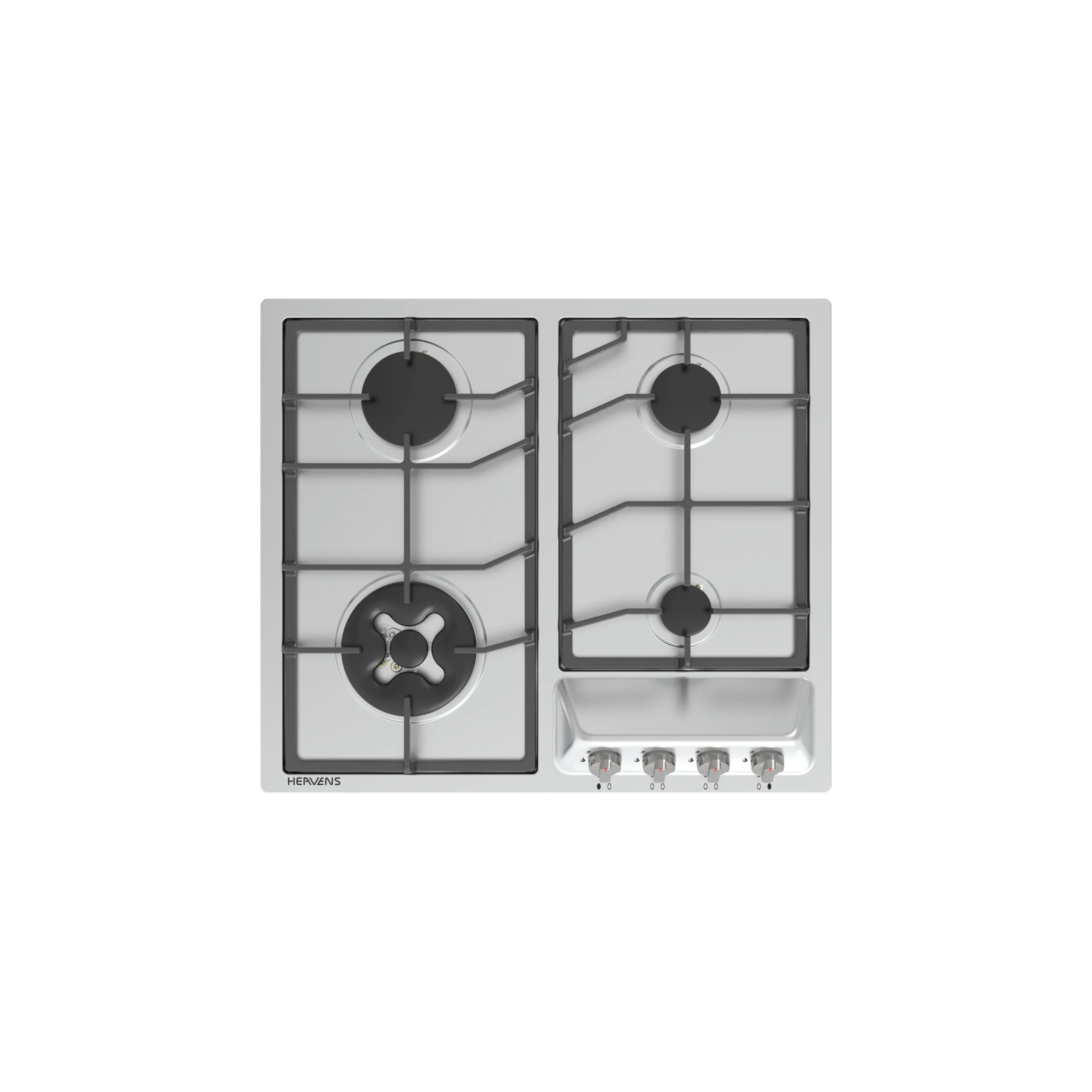 رویه استیل سری تریپل - چهار شعله هیونص
