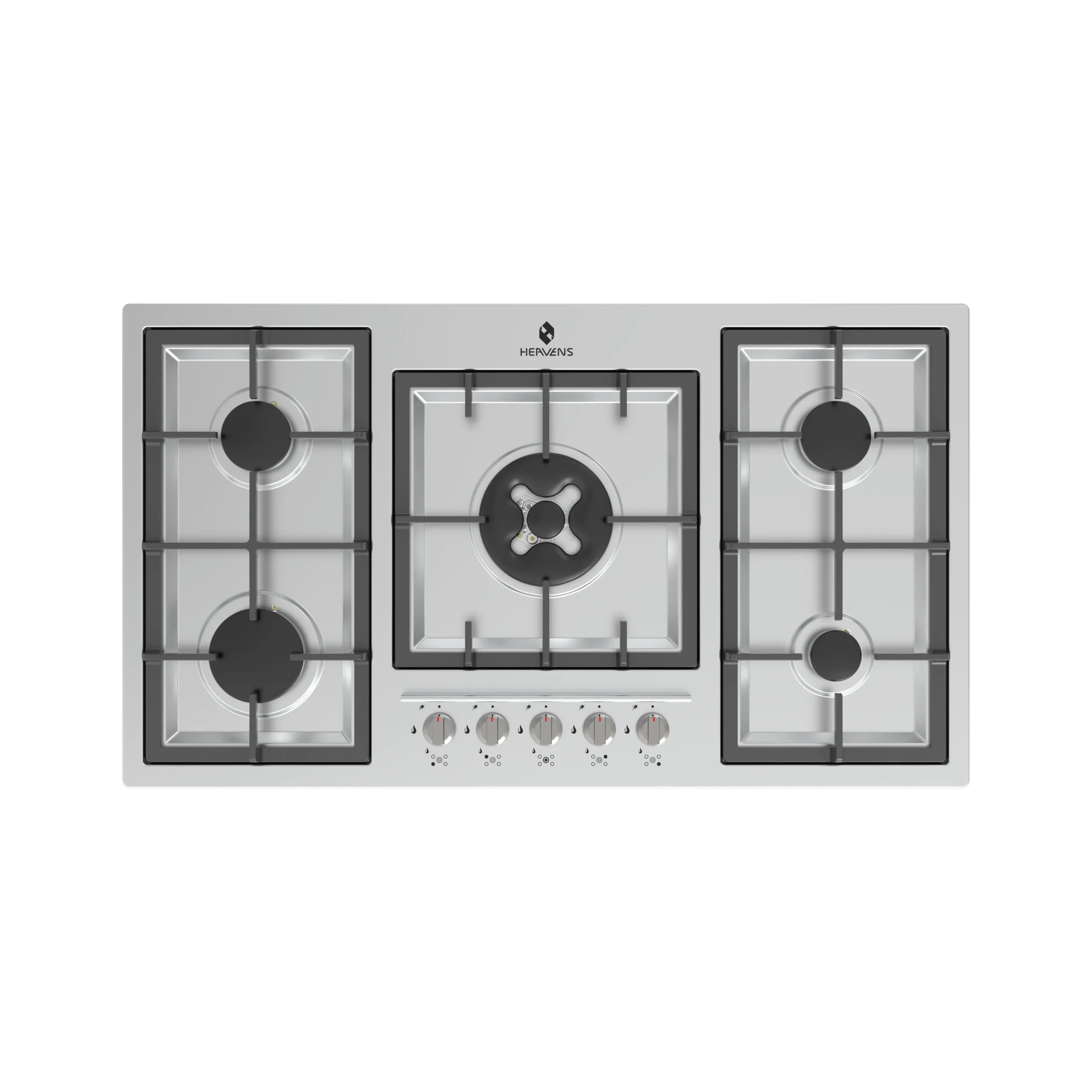 رویه استیل سری تریپل - پنج شعله اجاق گاز استیل بوش