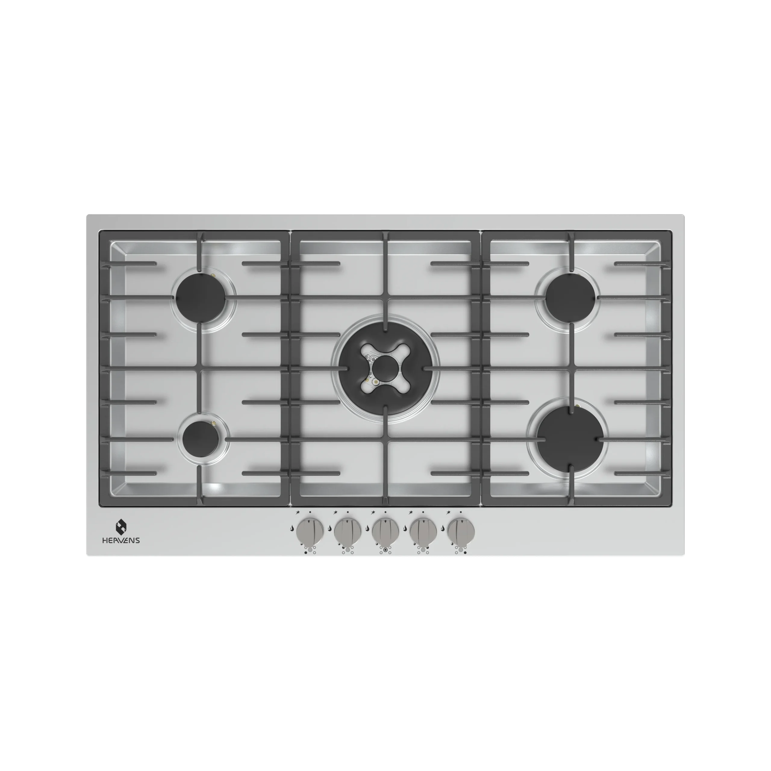 رویه استیل سری ویسپر - پنج شعله هیونص - اجاق گاز لامیرا