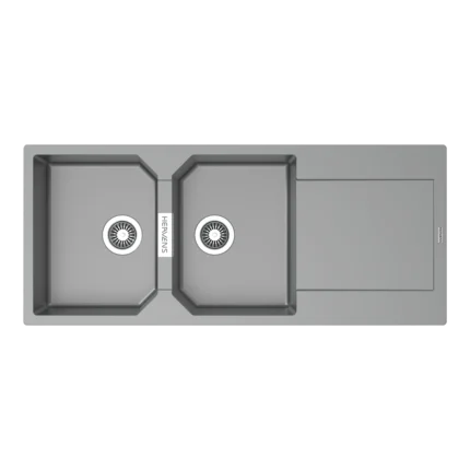 سینک گرانیتی دو لگنه با سینی نوک مدادی A1